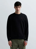 REPLAY MEN'S TERRY COTTON SWEATSHIRT WITH R EMBROIDERY