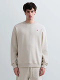 REPLAY MEN'S TERRY COTTON SWEATSHIRT WITH R EMBROIDERY