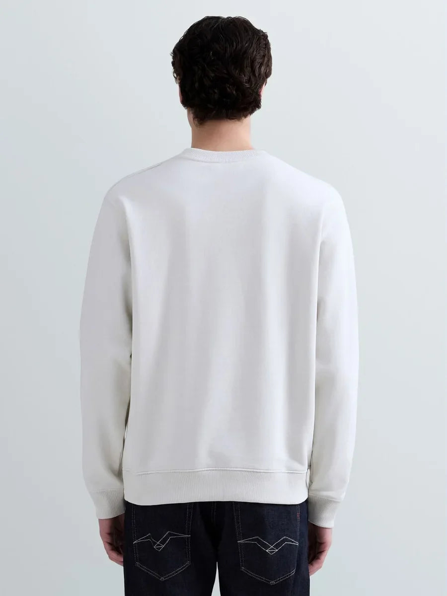 REPLAY MEN'S 1981 TERRY COTTON SWEATSHIRT