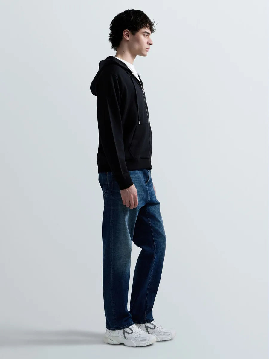 REPLAY MEN'S TERRY COTTON ZIP-UP HOODIE