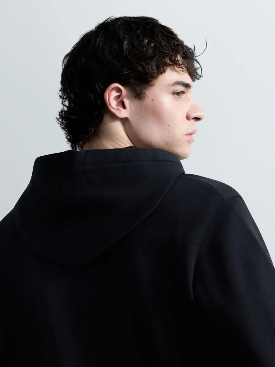 REPLAY MEN'S TERRY COTTON ZIP-UP HOODIE