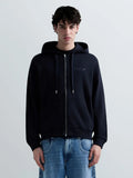 REPLAY MEN'S TERRY COTTON ZIP-UP HOODIE