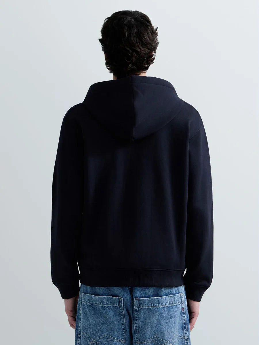 REPLAY MEN'S TERRY COTTON ZIP-UP HOODIE