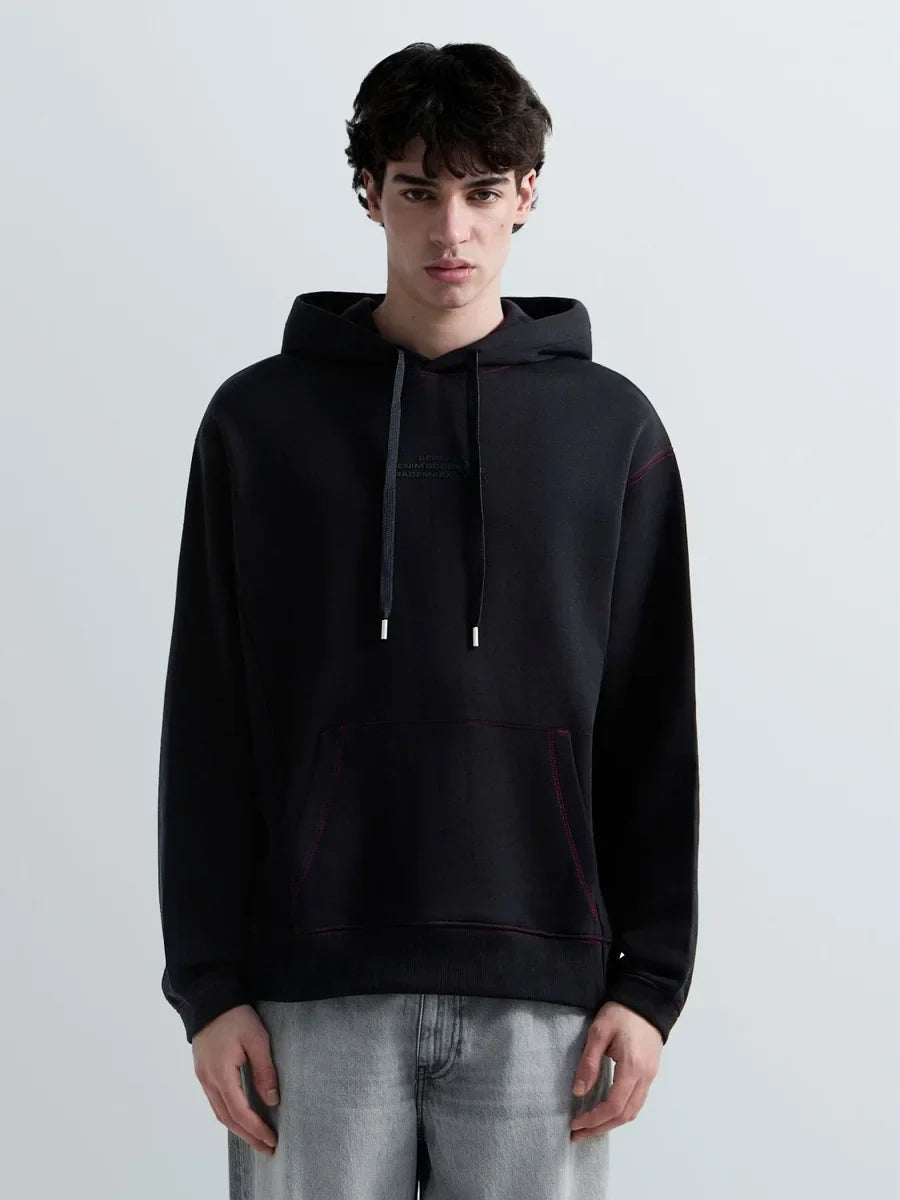 REPLAY MEN'S TERRY COTTON HOODIE