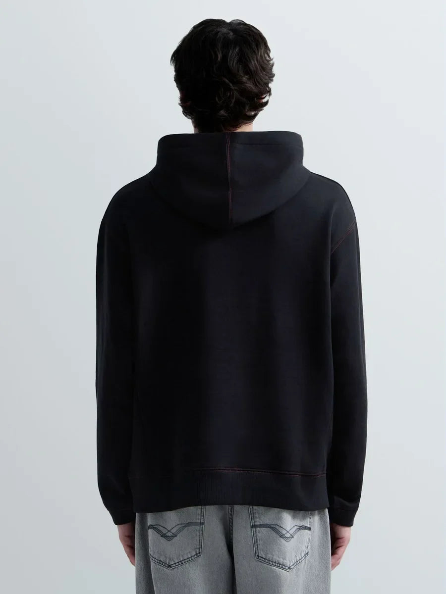 REPLAY MEN'S TERRY COTTON HOODIE