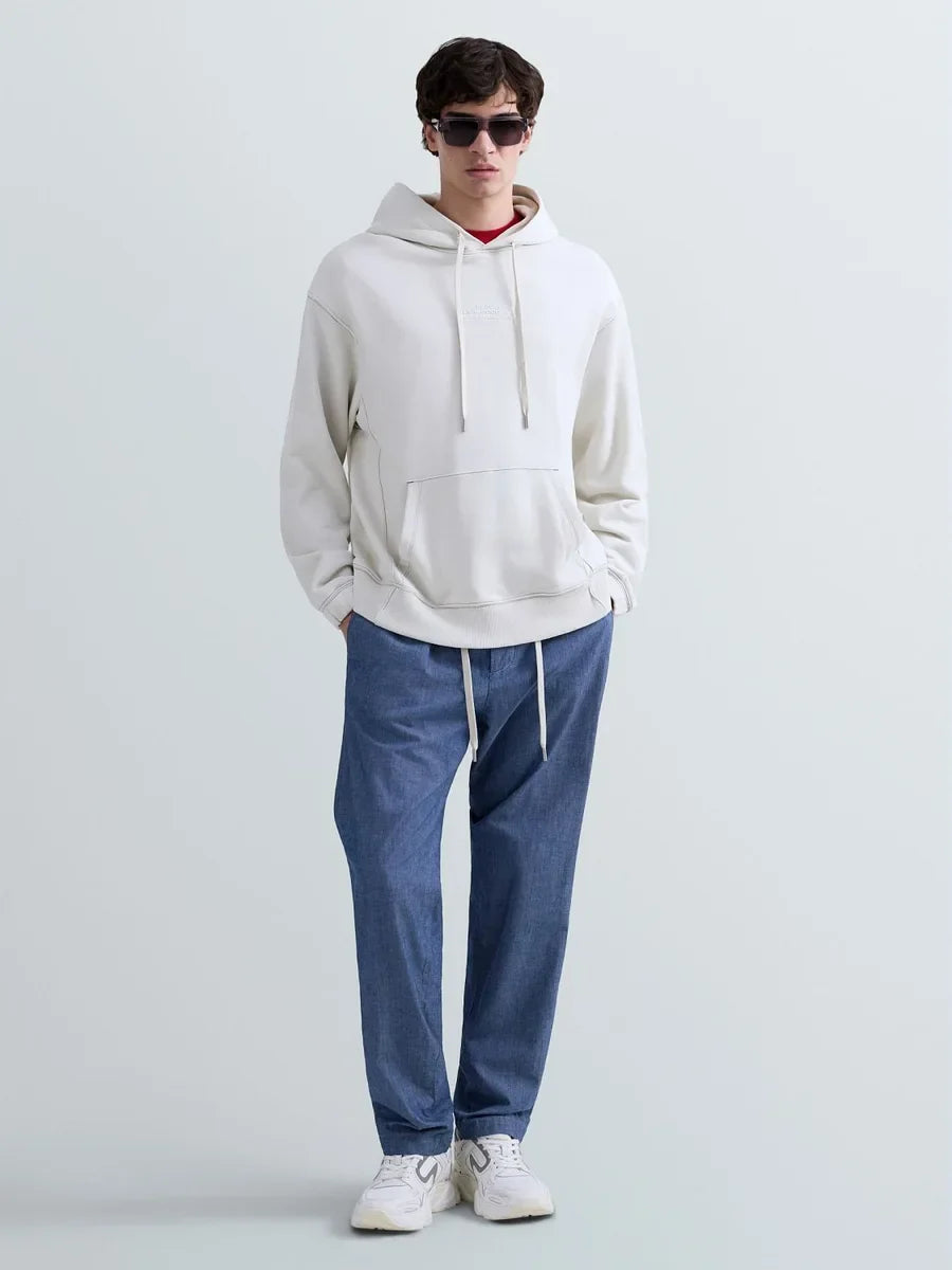 REPLAY MEN'S TERRY COTTON HOODIE