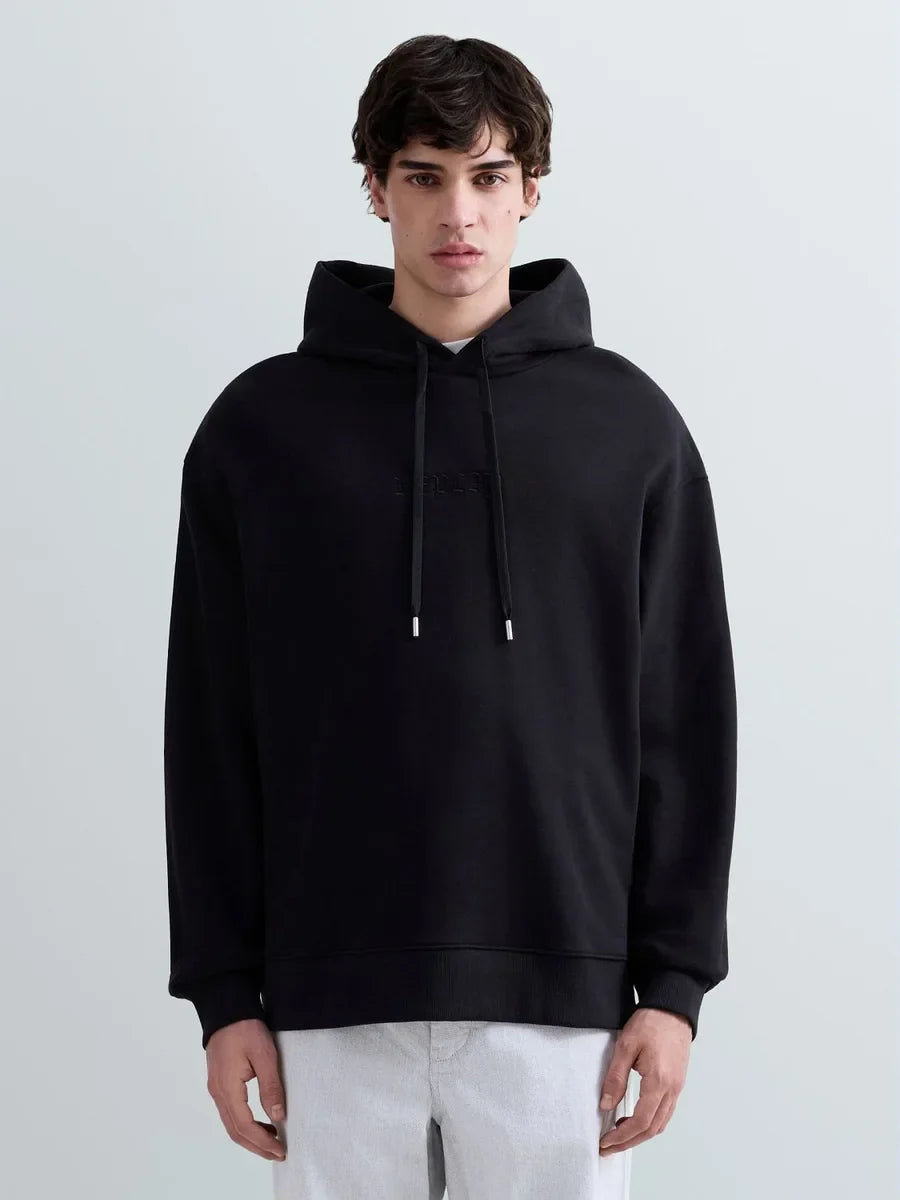 REPLAY MEN'S COTTON HOODY WITH LOGO