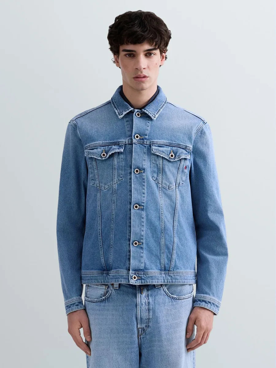 REPLAY MEN'S REGULAR-FIT DENIM JACKET