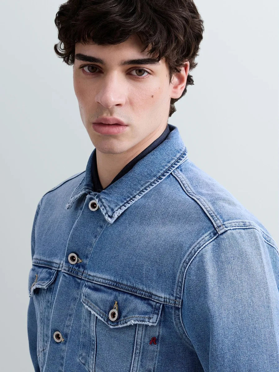 REPLAY MEN'S REGULAR-FIT DENIM JACKET