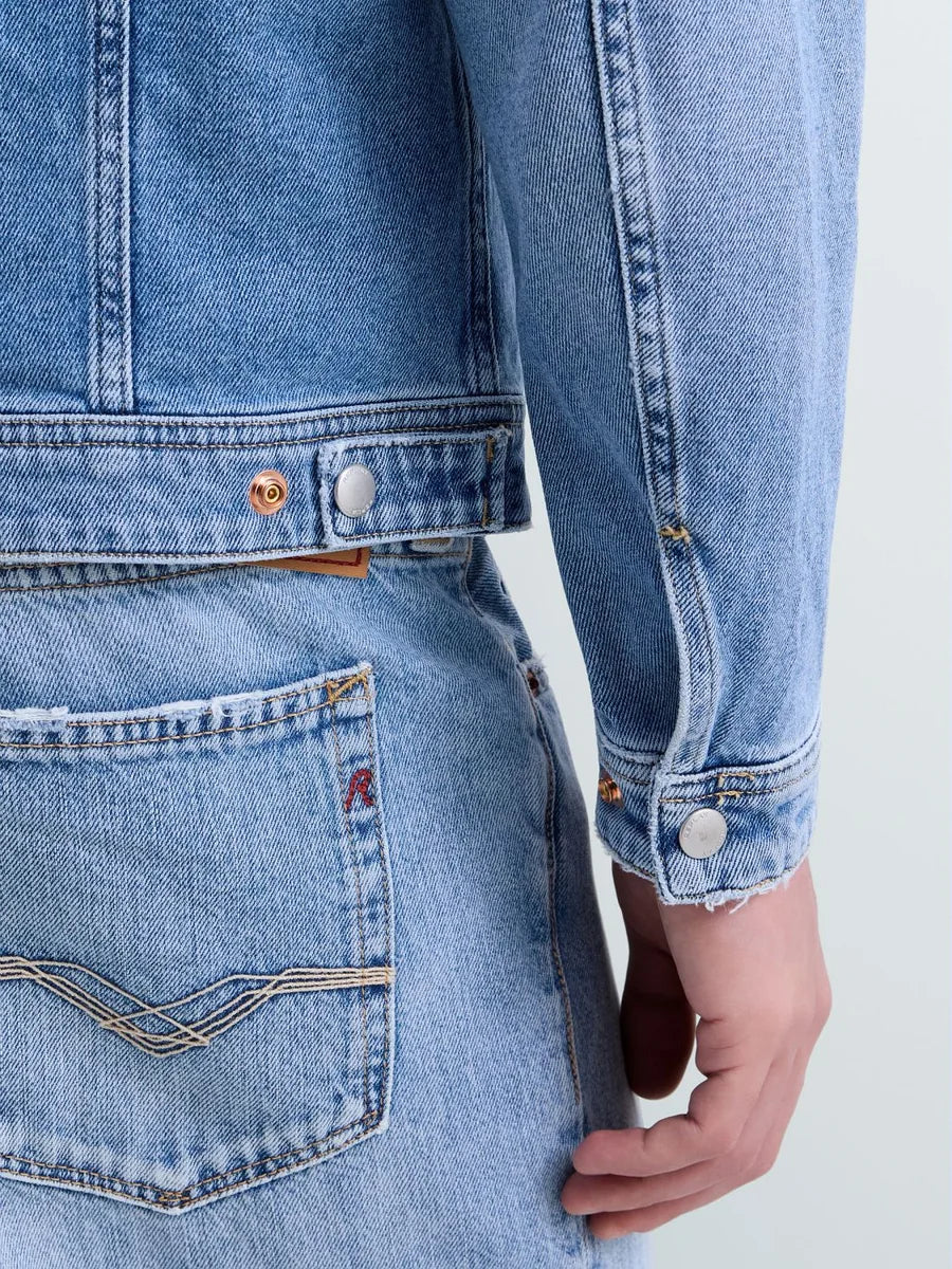 REPLAY MEN'S REGULAR-FIT DENIM JACKET