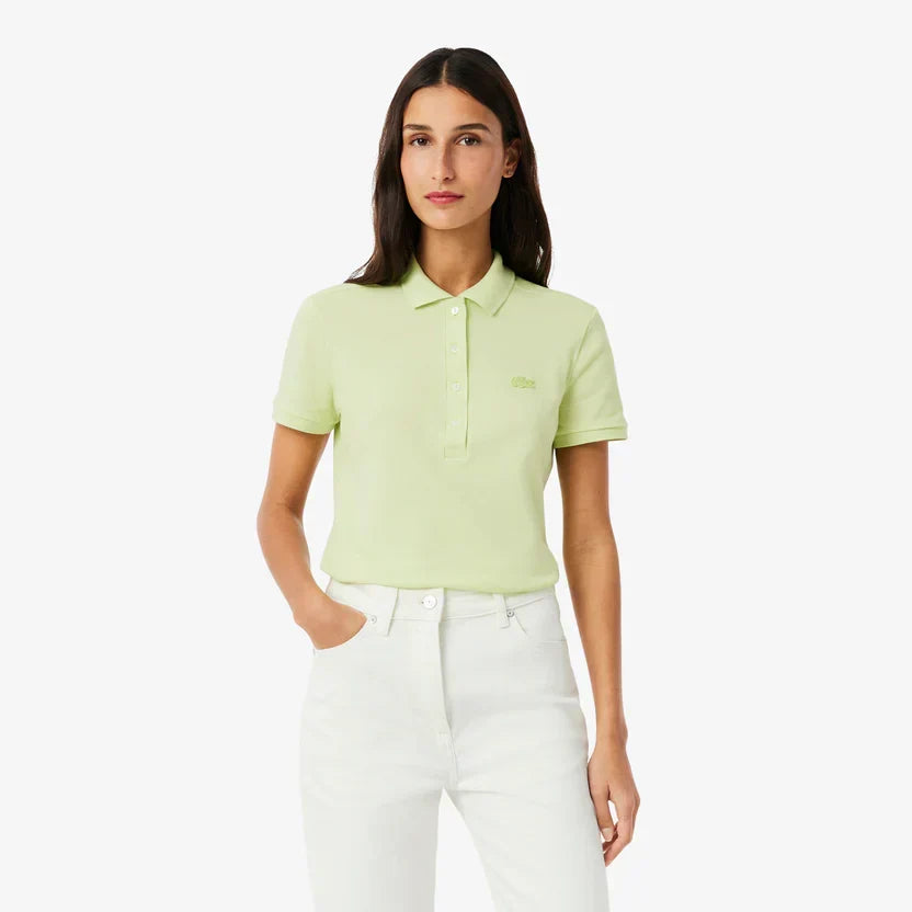 Lacoste Women's L.12.d slim fit stretch petit piqué polo shirt