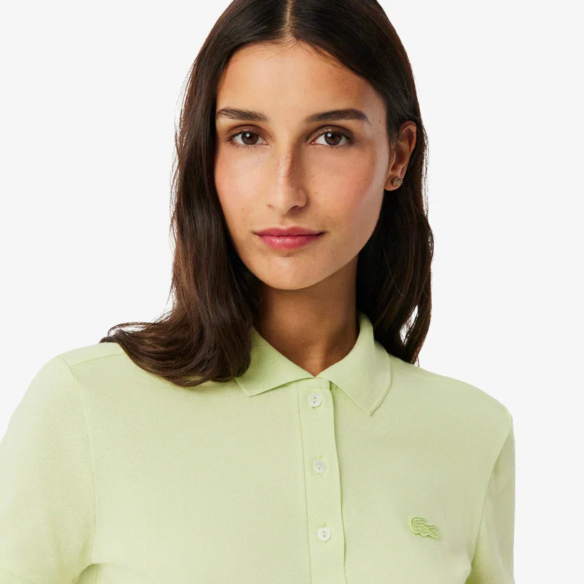Lacoste Women's L.12.d slim fit stretch petit piqué polo shirt