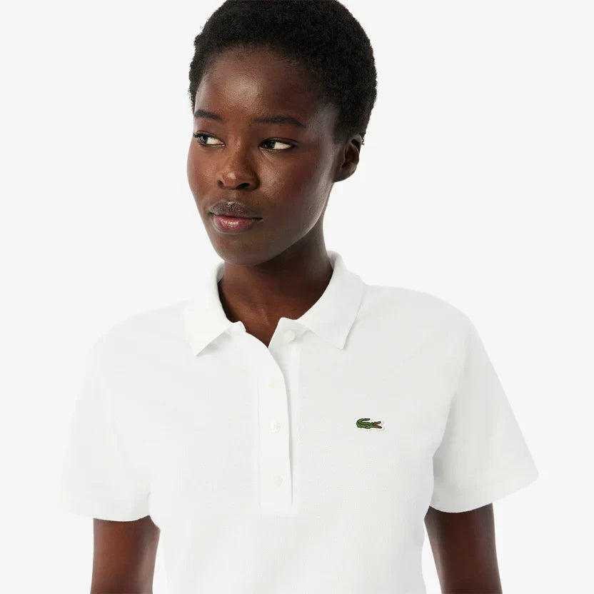 Lacoste Women's Slim fit adjustable piqué polo shirt