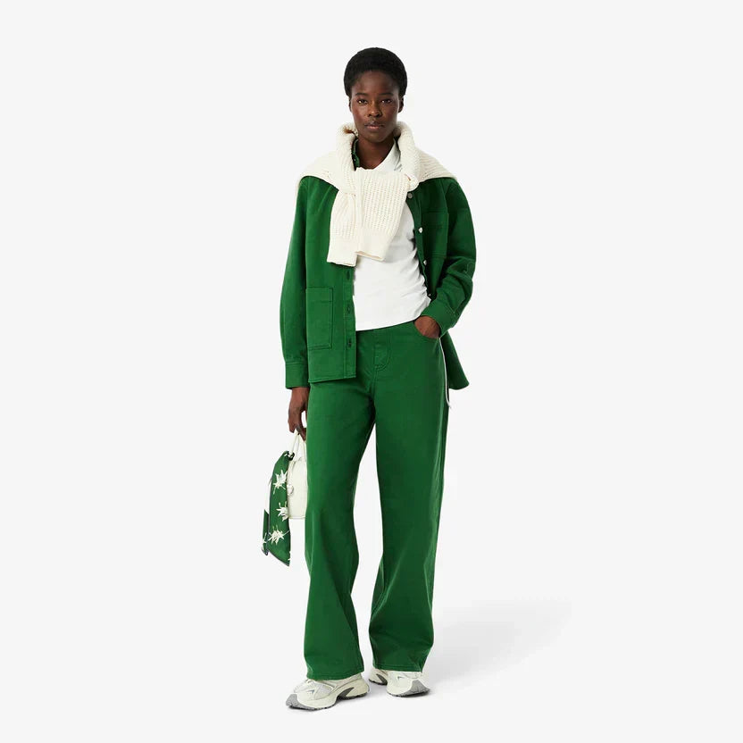 Lacoste Women's Slim fit adjustable piqué polo shirt