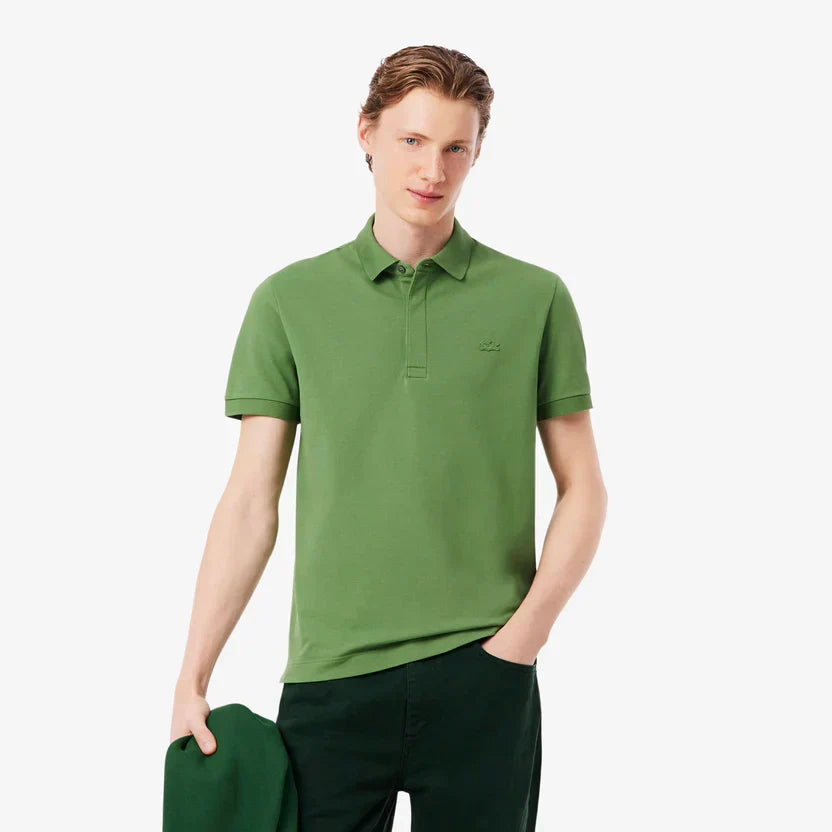 Lacoste Regular fit paris stretch piqué polo shirt