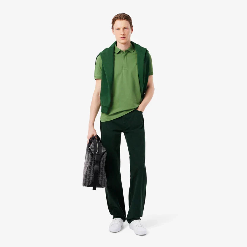 Lacoste Regular fit paris stretch piqué polo shirt
