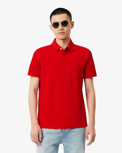 Lacoste Regular fit paris stretch piqué polo shirt