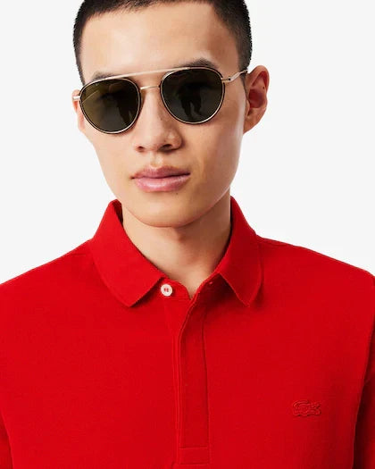 Lacoste Regular fit paris stretch piqué polo shirt