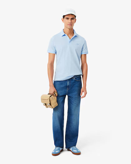Lacoste Regular fit paris stretch piqué polo shirt