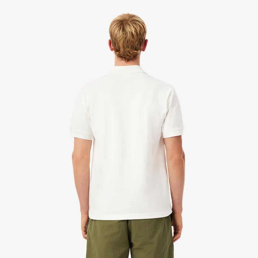 Lacoste Classic fit embroidered motif piqué polo shirt