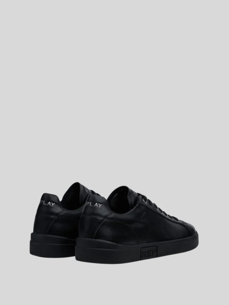 Replay Men's Polys M Double black sneakers