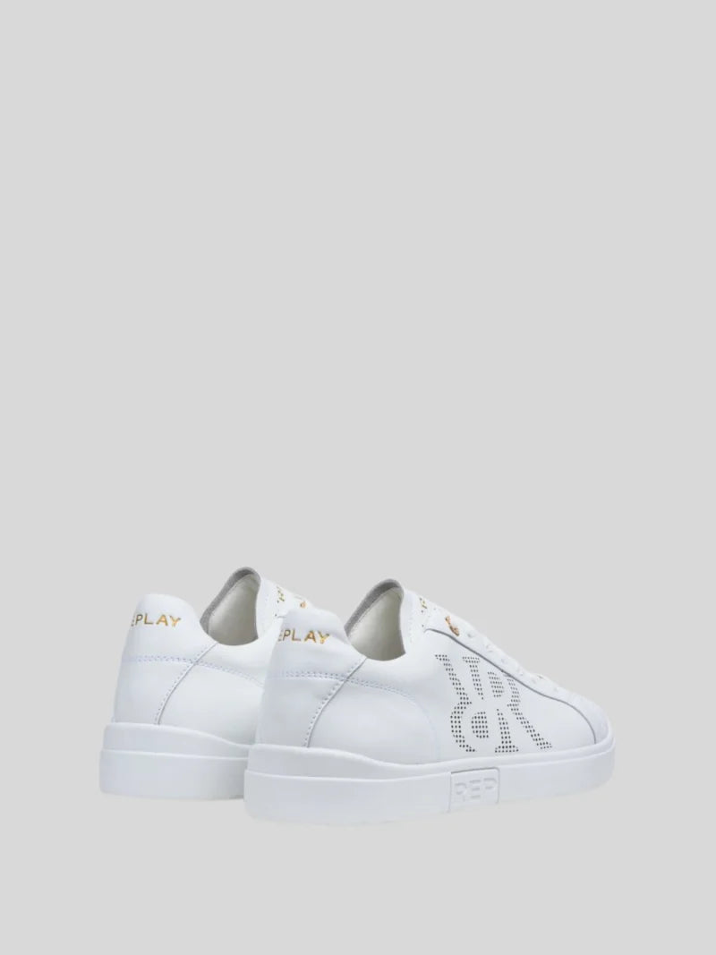 Replay Men's Polys M Double white sneakers