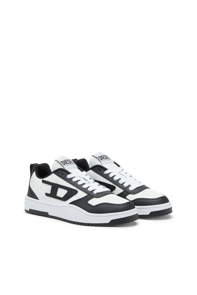 Diesel Men's S-Ukiyo Low-Low-top sneakers in leather and nylon