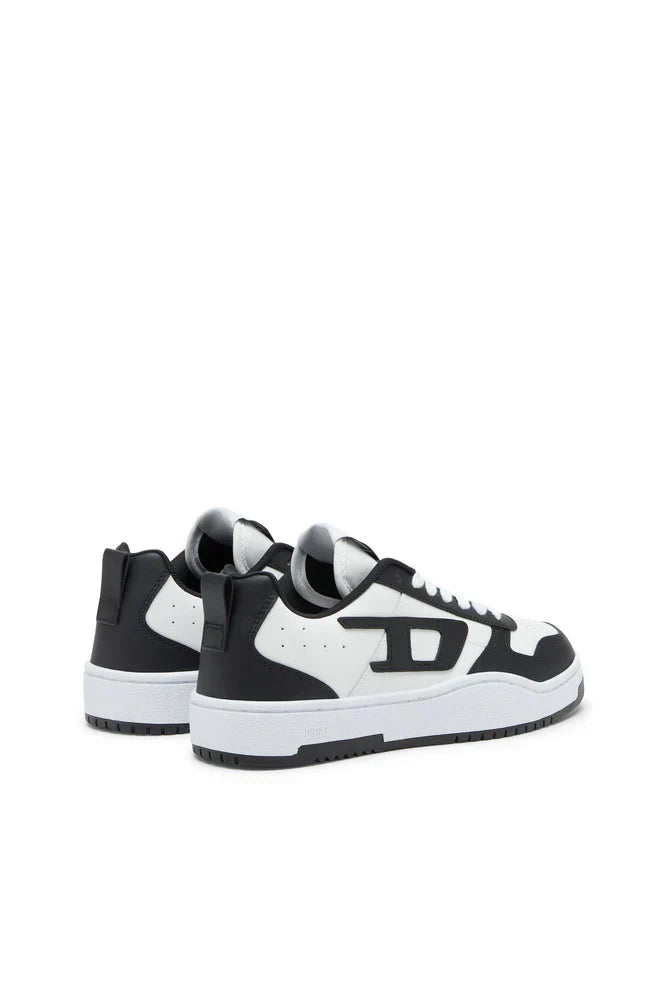 Diesel Men's S-Ukiyo Low-Low-top sneakers in leather and nylon