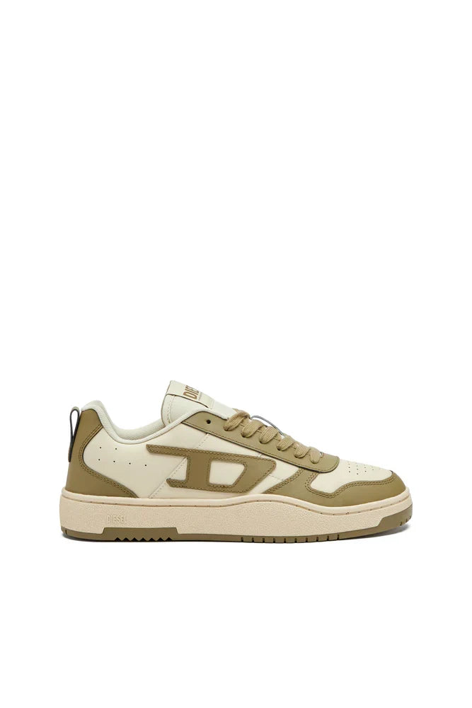Diesel Men's S-Ukiyo Low-Low-top sneakers in leather and nylon