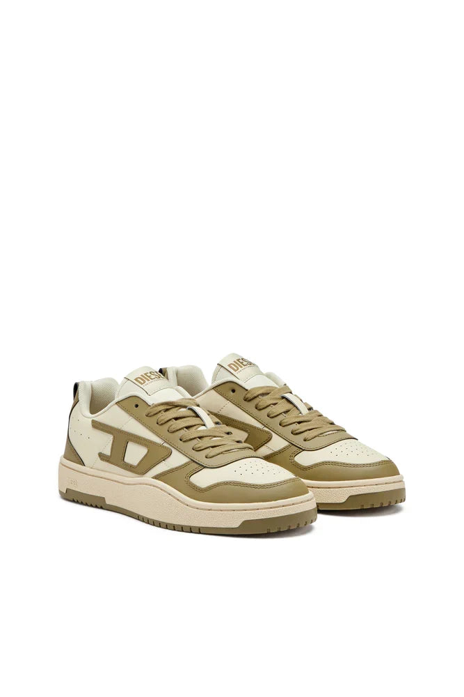 Diesel Men's S-Ukiyo Low-Low-top sneakers in leather and nylon