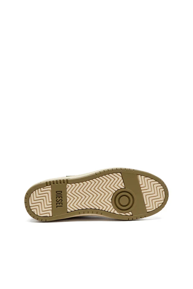 Diesel Men's S-Ukiyo Low-Low-top sneakers in leather and nylon