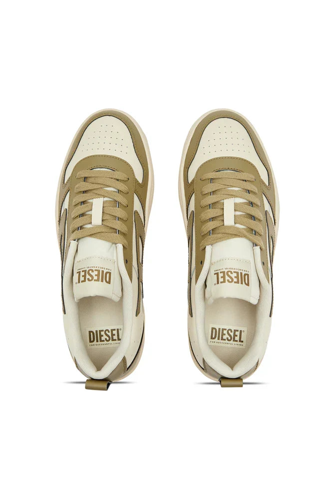 Diesel Men's S-Ukiyo Low-Low-top sneakers in leather and nylon