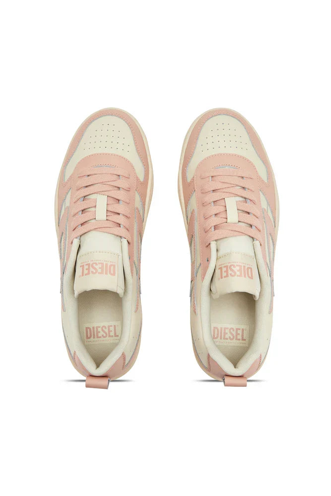 Diesel Men's S-Ukiyo Low-Low-top sneakers in leather and nylon