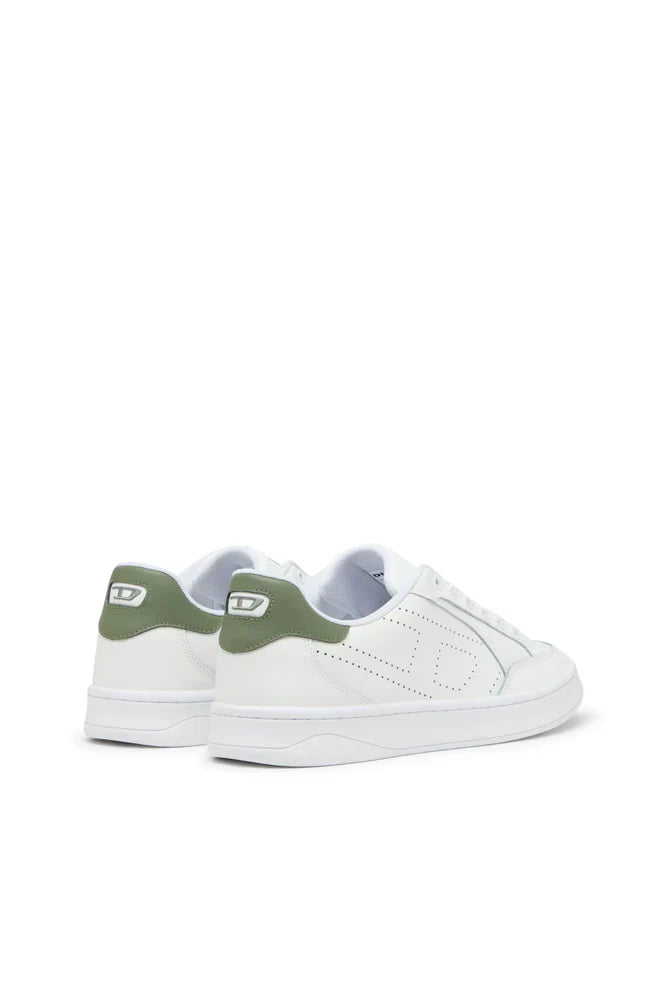 Diesel Men's S-Dakota-Leather sneakers with perforated logo