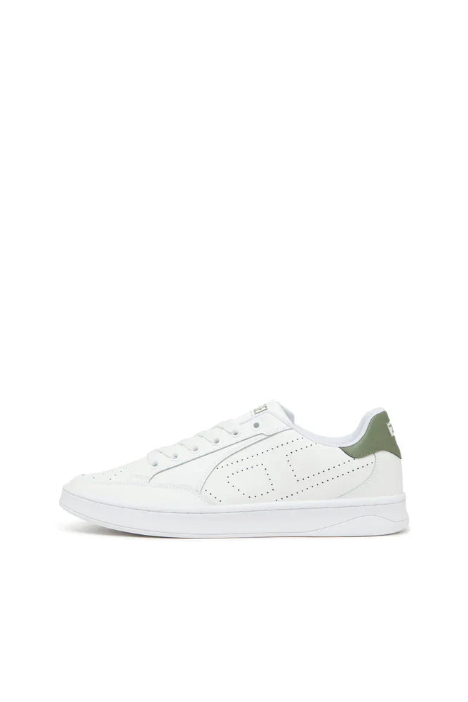 Diesel Men's S-Dakota-Leather sneakers with perforated logo