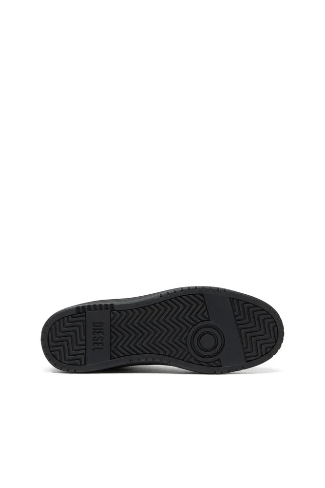 Diesel Men's S-Oval Skate-Fabric-panelled leather sneakers
