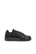 Diesel Men's S-Tracker-D-Silicone-dipped leather sneakers