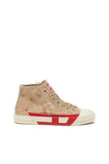 Diesel Men's S-D-Verse-Distressed high-top sneakers in canvas