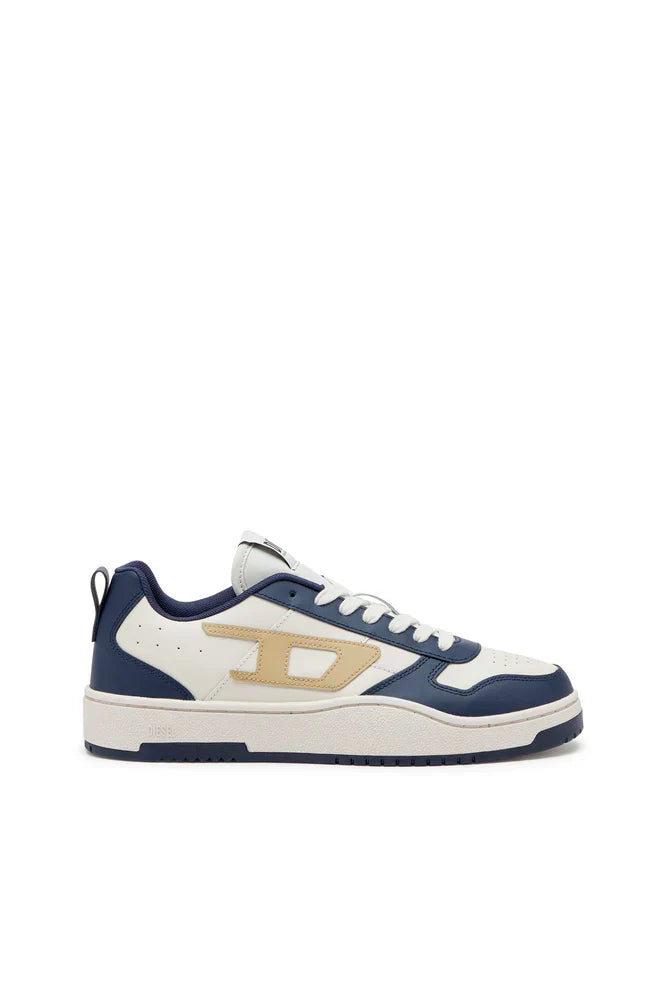Diesel Men's S-Ukiyo Low-Low-top sneakers in leather and nylon
