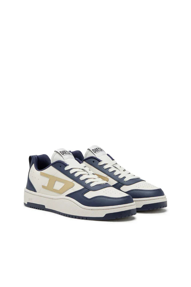 Diesel Men's S-Ukiyo Low-Low-top sneakers in leather and nylon