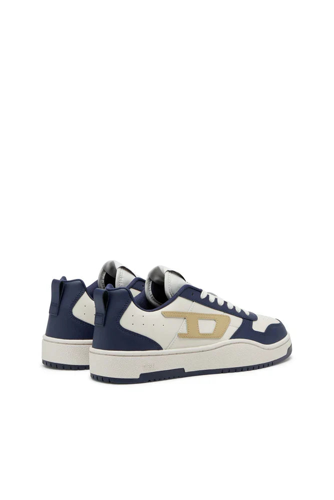 Diesel Men's S-Ukiyo Low-Low-top sneakers in leather and nylon