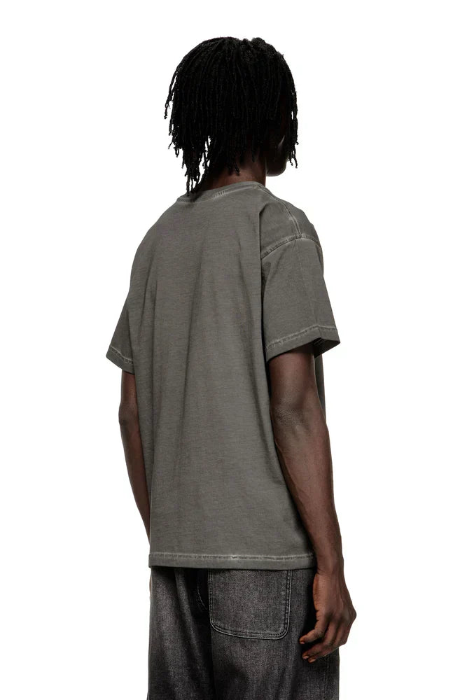 Diesel Crew neck cotton t-shirt with print