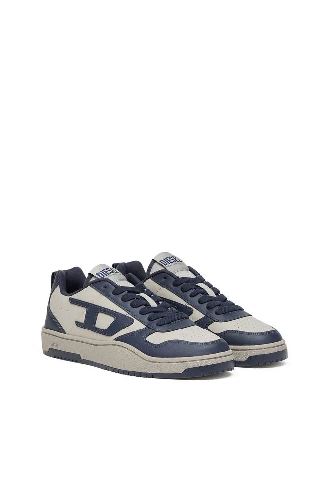 Diesel Men's S-Ukiyo Low-Low-top sneakers in leather and nylon
