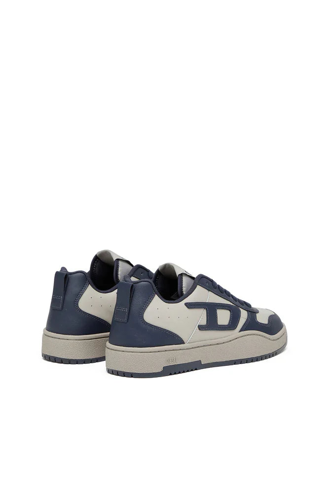 Diesel Men's S-Ukiyo Low-Low-top sneakers in leather and nylon