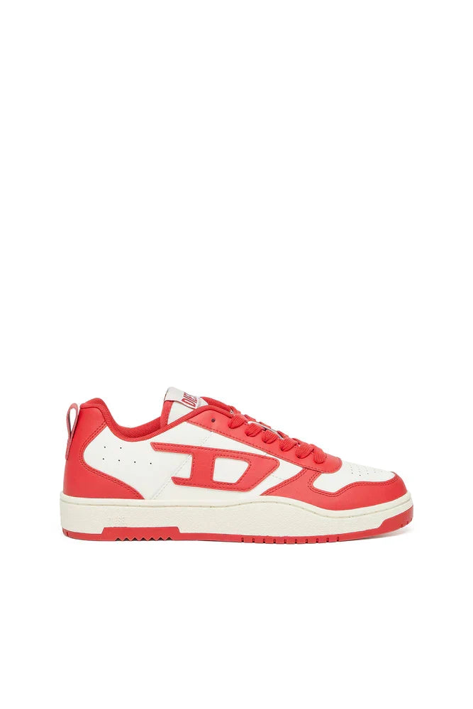 Diesel Men's S-Ukiyo Low-Low-top sneakers in leather and nylon