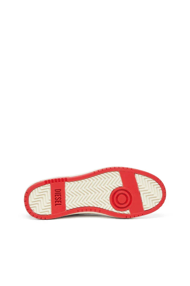 Diesel Men's S-Ukiyo Low-Low-top sneakers in leather and nylon