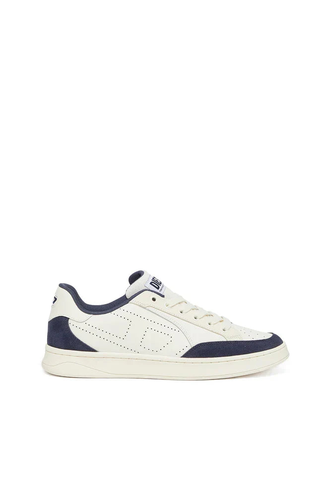 Diesel Men's S-Dakota-Leather sneakers with perforated logo
