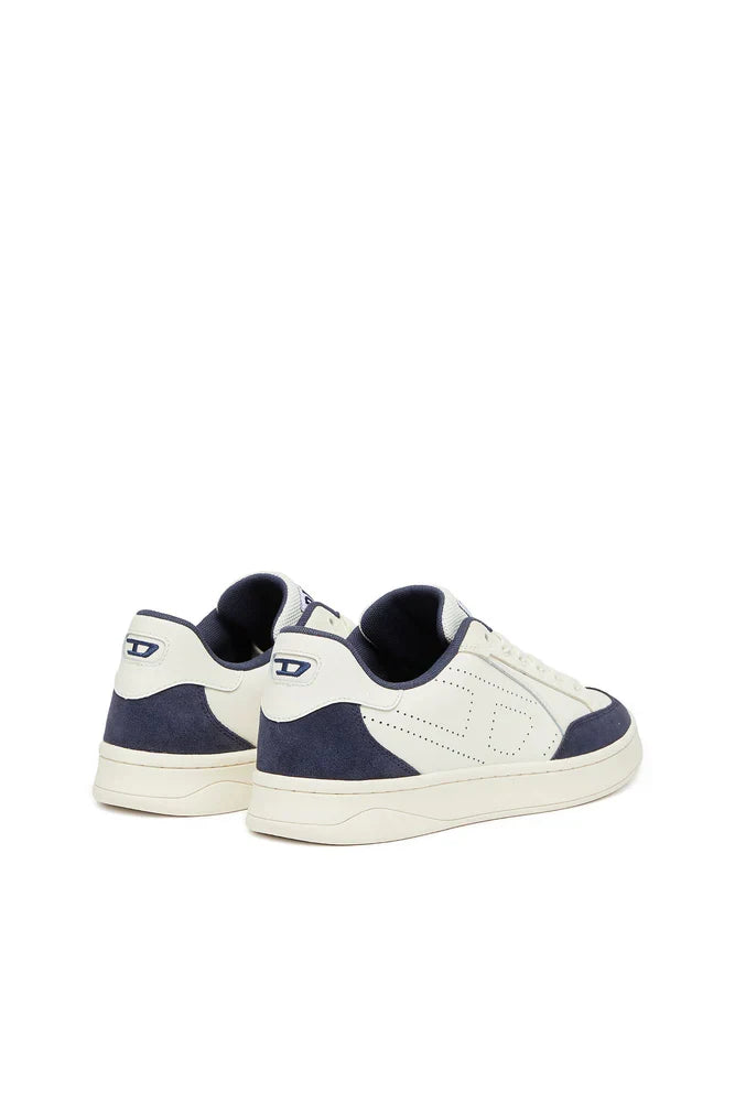 Diesel Men's S-Dakota-Leather sneakers with perforated logo