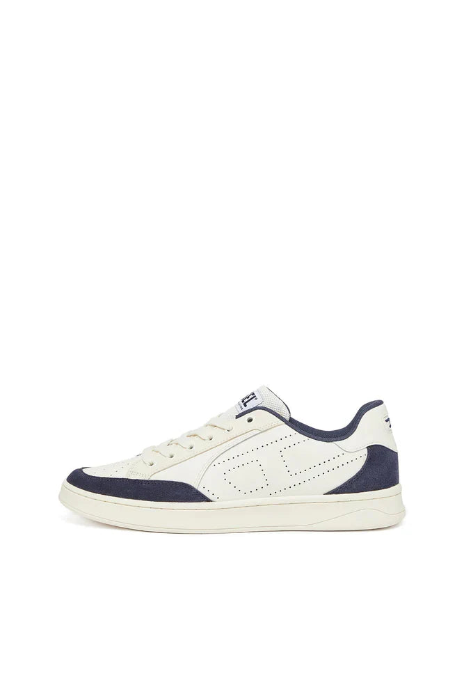 Diesel Men's S-Dakota-Leather sneakers with perforated logo