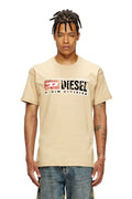 Diesel T-shirt with flocked Diesel Denim Division logo